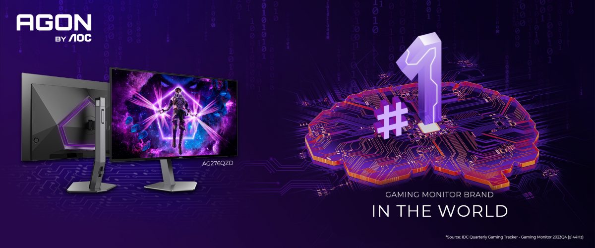 AGON by AOC No.1 Gaming Monitor Brand in the world