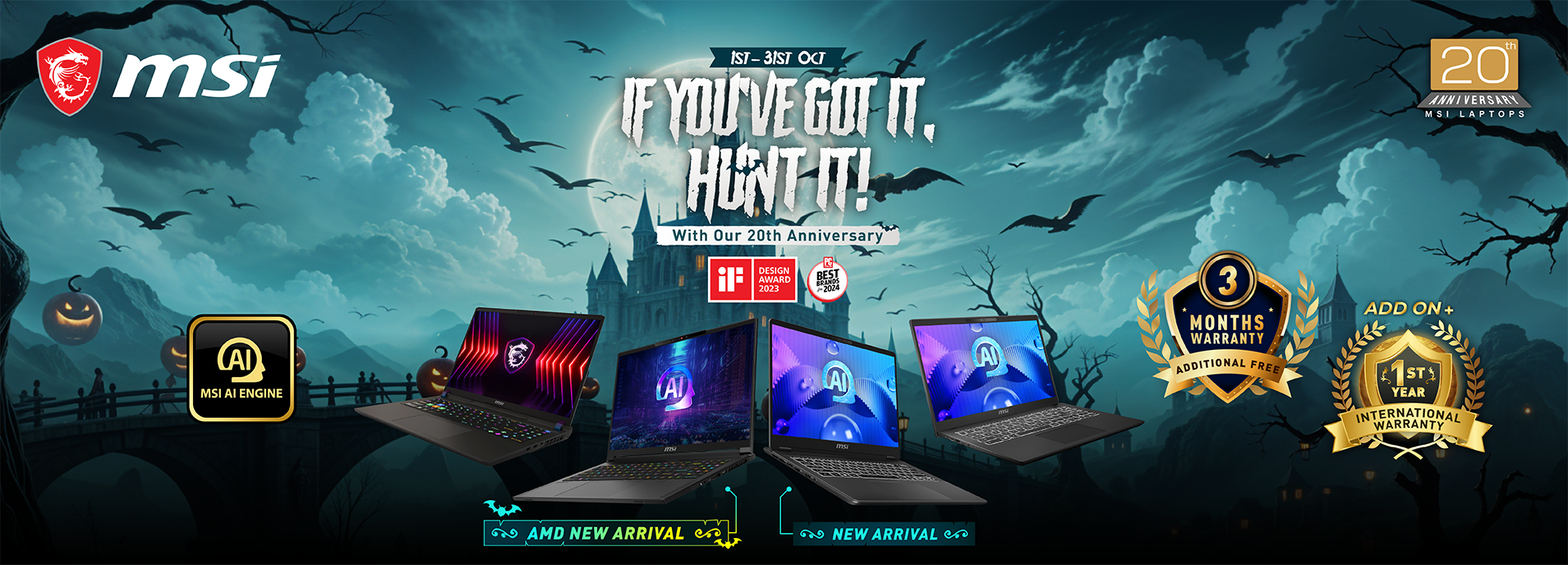 MSI Oct Halloween Banner