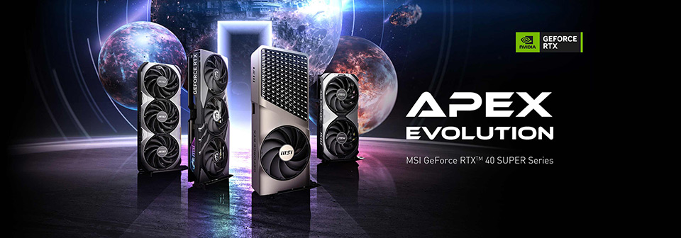 MSI RTX 40 Series APEX EVOLUTION Banner